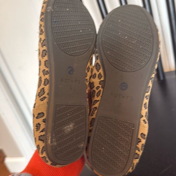 Rothy’s cheetah loafer flats size 7 - Picture 8 of 11